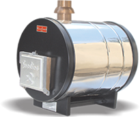 wood fired hot tub water heater